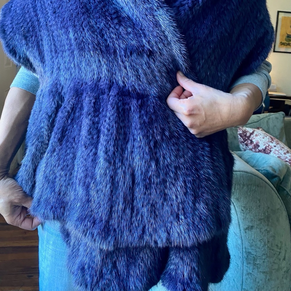 Faux Fur 60 inch wrap scarf